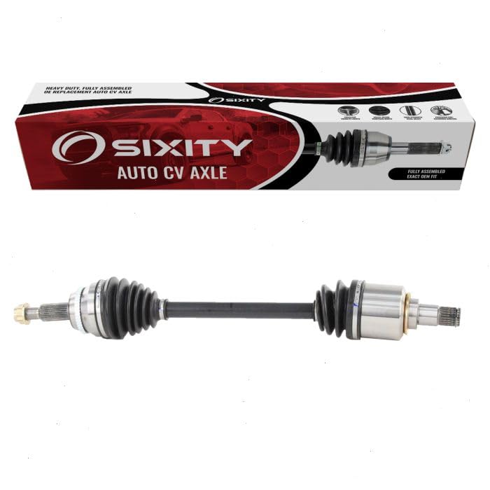 Sixity Auto Front Left CV Axle compatible with Toyota Sienna 2.7L 3.5L L4 V6 2011-2015 - Driver Side Complete Axle Shaft Assembl