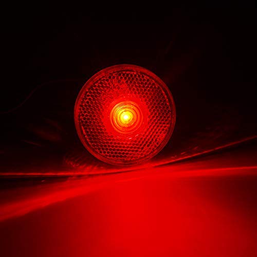 Dream Lighting 12V Dc 2.5Inch Round Led Side Marker Lights For Automotive Rv Trailer Truck Clearance Indicator Front/Rear Side -