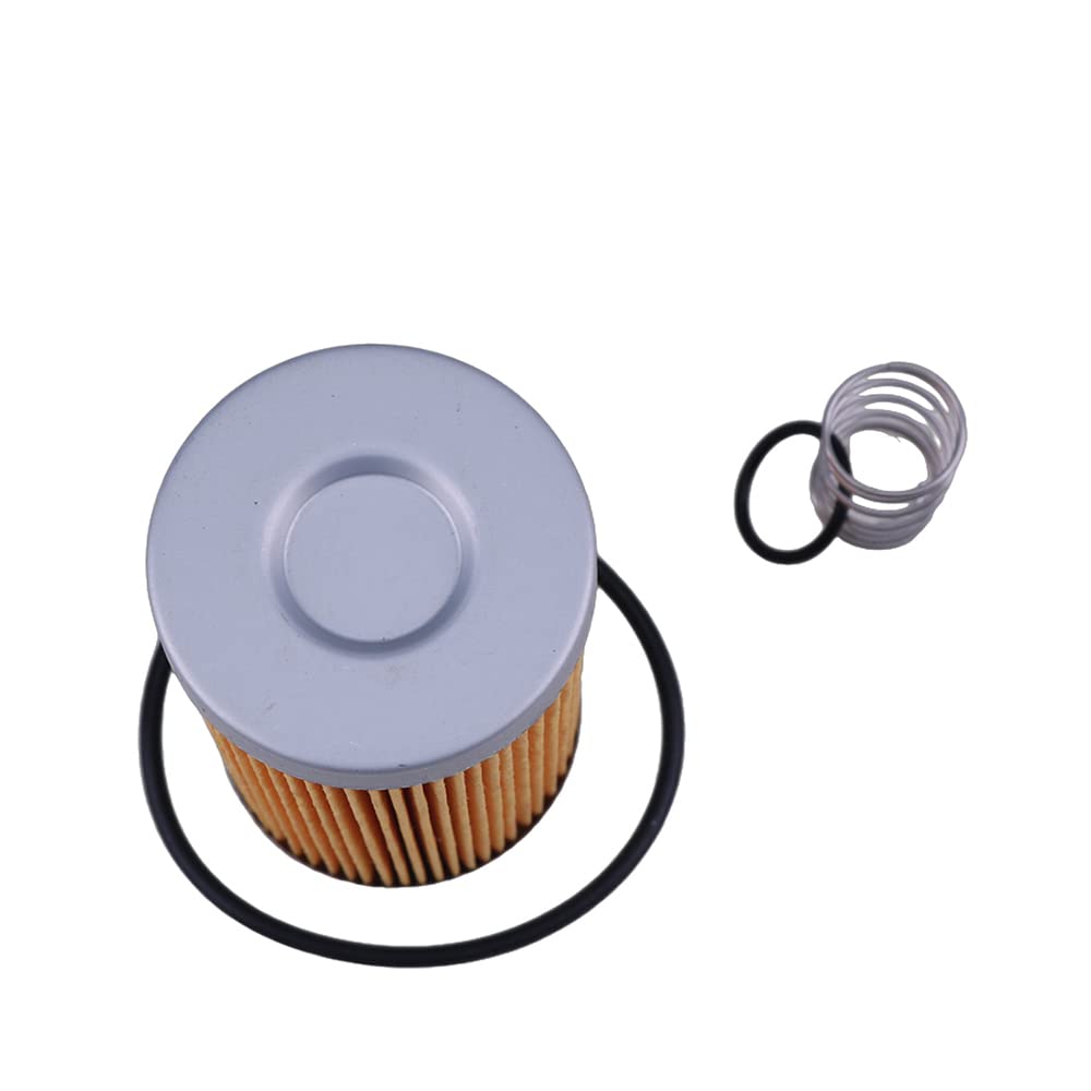 IEQFUE 15521-43160 19244-87110 1A001-43160 Fuel Filter with O-ring & Spring Compatible with Kubota L235 L2550 L3750 M4700 M4700D