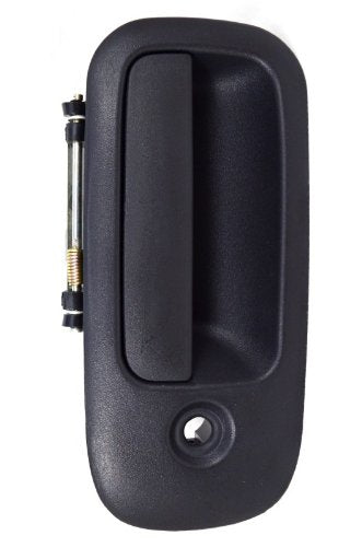 PT Auto Warehouse GM-3903A-FR - Outside Exterior Outer Door Handle, Textured Black - Passenger Side Front