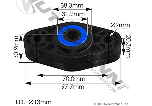 Exhaust Bushing Kit Peterbilt (M136109Kub Exhaust Mount Bushing Poly)