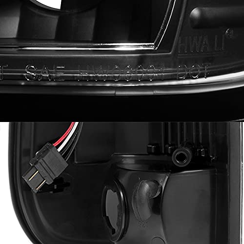 AKKON LED Tube Style Black Taillights for 1997-2003 Ford F150 & 1999-2007 F-Series Super Duty, Model SUVELAM