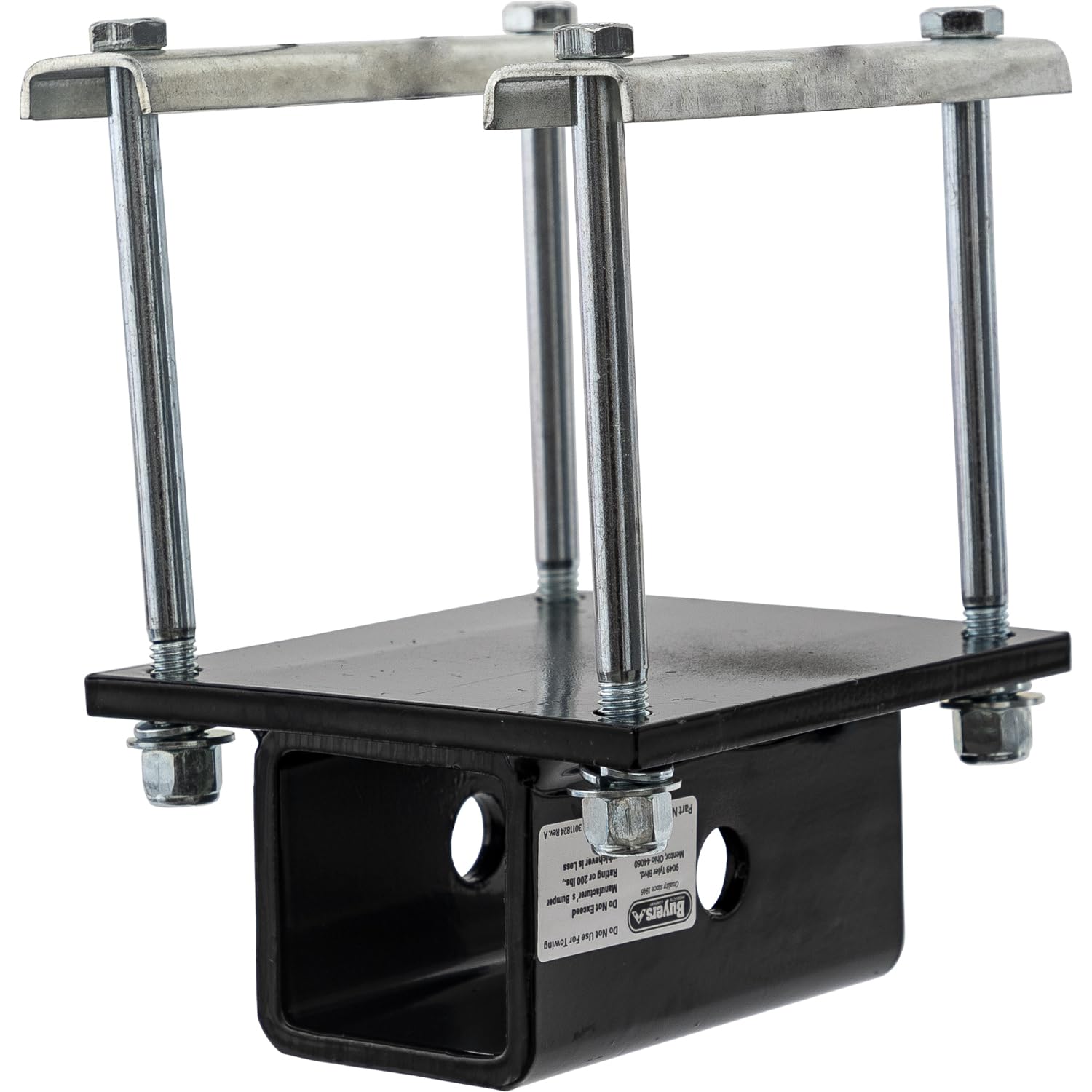 Buyers Products Rva24 Rv Bumper Receiver Adapter For Bike Carriers And Lightweight Accessories, Rv Accessories
