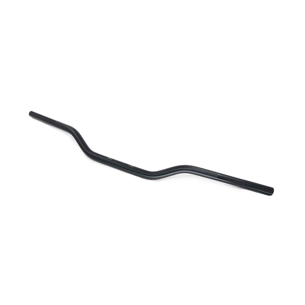 USTPO 7/8 Black Low Rise Drag Bars - Universal Motorcycle Handlebar for Cafe Racer, Bobber, ATV, Ebike, Dirt Pit Bike