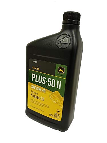 John Deere Original Equipment 2 QUARTS. Plus-50 II SAE 15W-40 Oil #TY26674 (2)