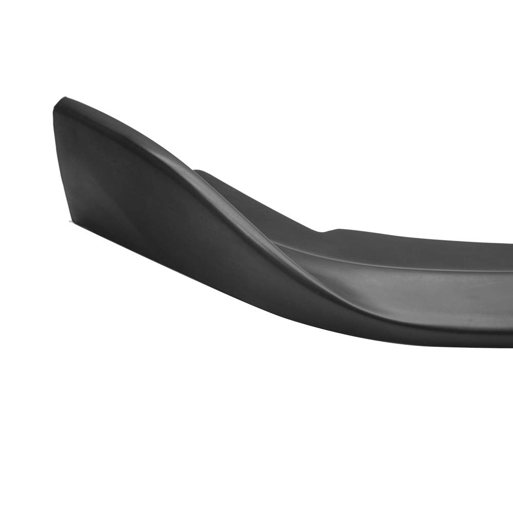IKON MOTORSPORTS Front Bumper Lip, CS2 Style, Black PU, Compatible with 2012 Honda Civic, Model BLF-HC124CS2-PU
