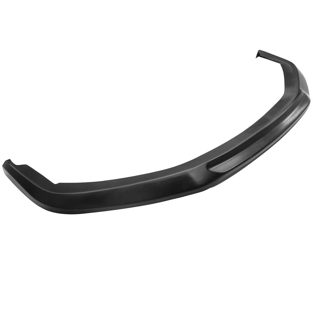 Front Bumper Lip Compatible With 2012-2013 Honda Civic, Black PU Front Lip Finisher Under Chin Spoiler Add On by IKON MOTORSPORT