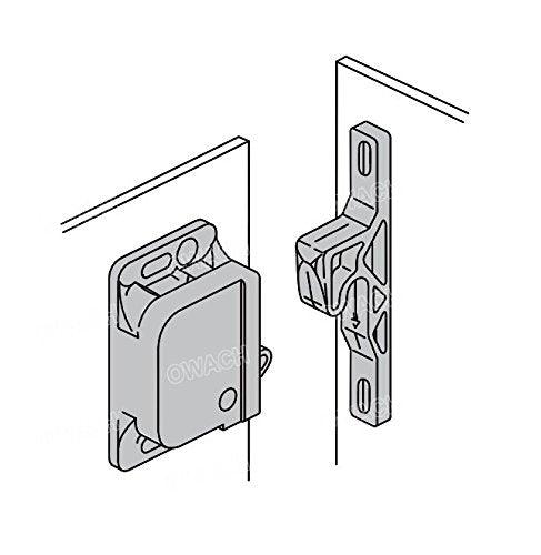 2 Grabber Catches 5Lb Push To Close Latch Owach Cl-308 For Rv Motorhome Trailer Cabinet Drawer Replacement Southco C3-805