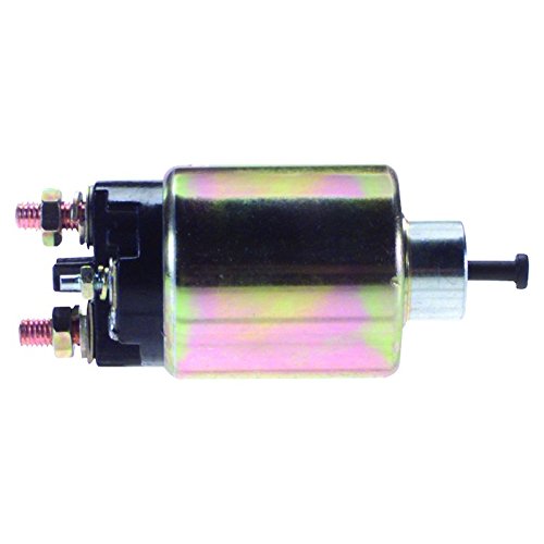 New 12V Starter Solenoid Compatible With 2003 2004 2005 Chevy Silverado & Gmc Sierra 4.8 5.3 V8 3-Terminal 89017844, 89017846, 8