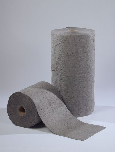 Esp 1Mbgrb Polypropylene Heavy Weight Meltblown Maintenance Universal Absorbent Bonded Roll, 150' Length X 30' Width, Gray