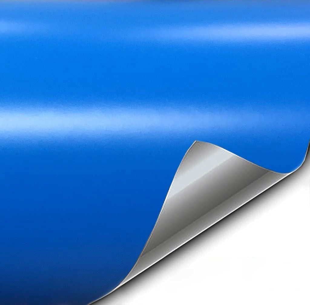 Vvivid+ Premium Vinyl Wrap Film (1/2Ft X 5Ft, Matte Smurf Blue)