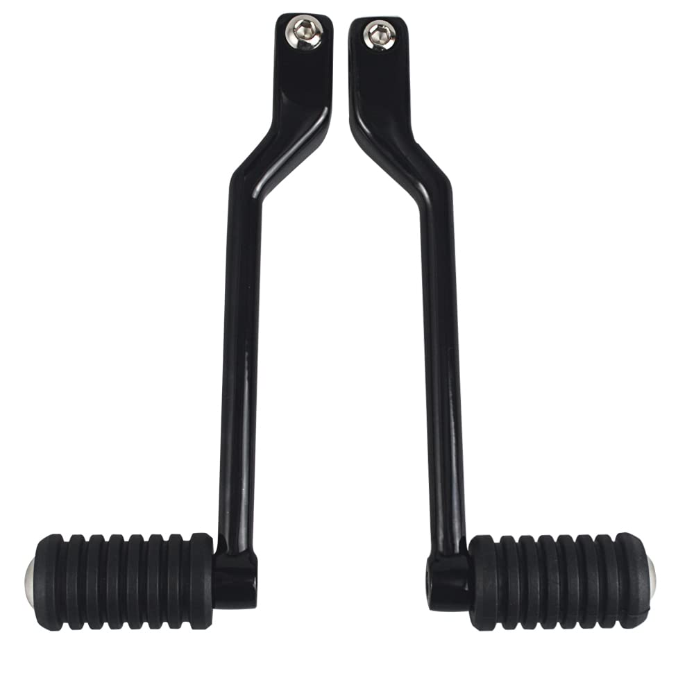 WOWTK Front and Rear Levers w/Shifter Pegs,Heel/Toe Shift Pegs for Harley 1986-2017 FL Softail, 1988-later Touring Road King Roa
