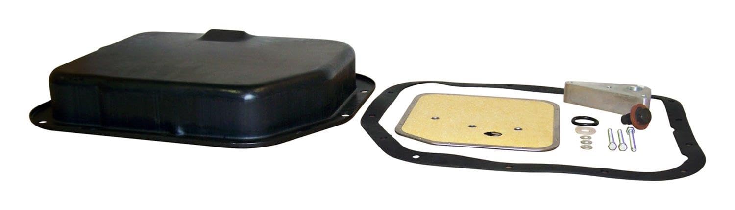 Crown Automotive RT24001 Off-Road Deep Transmission Pan Kit - Black