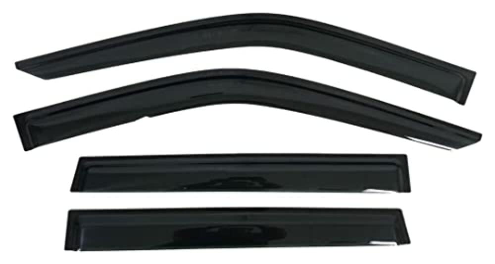 Trailfx Rain Guard Tape On Window Vent Visors Acrylic With A Smoke Tint 4 Piece Compatible With Ford Expedition 18-Up - 4812H