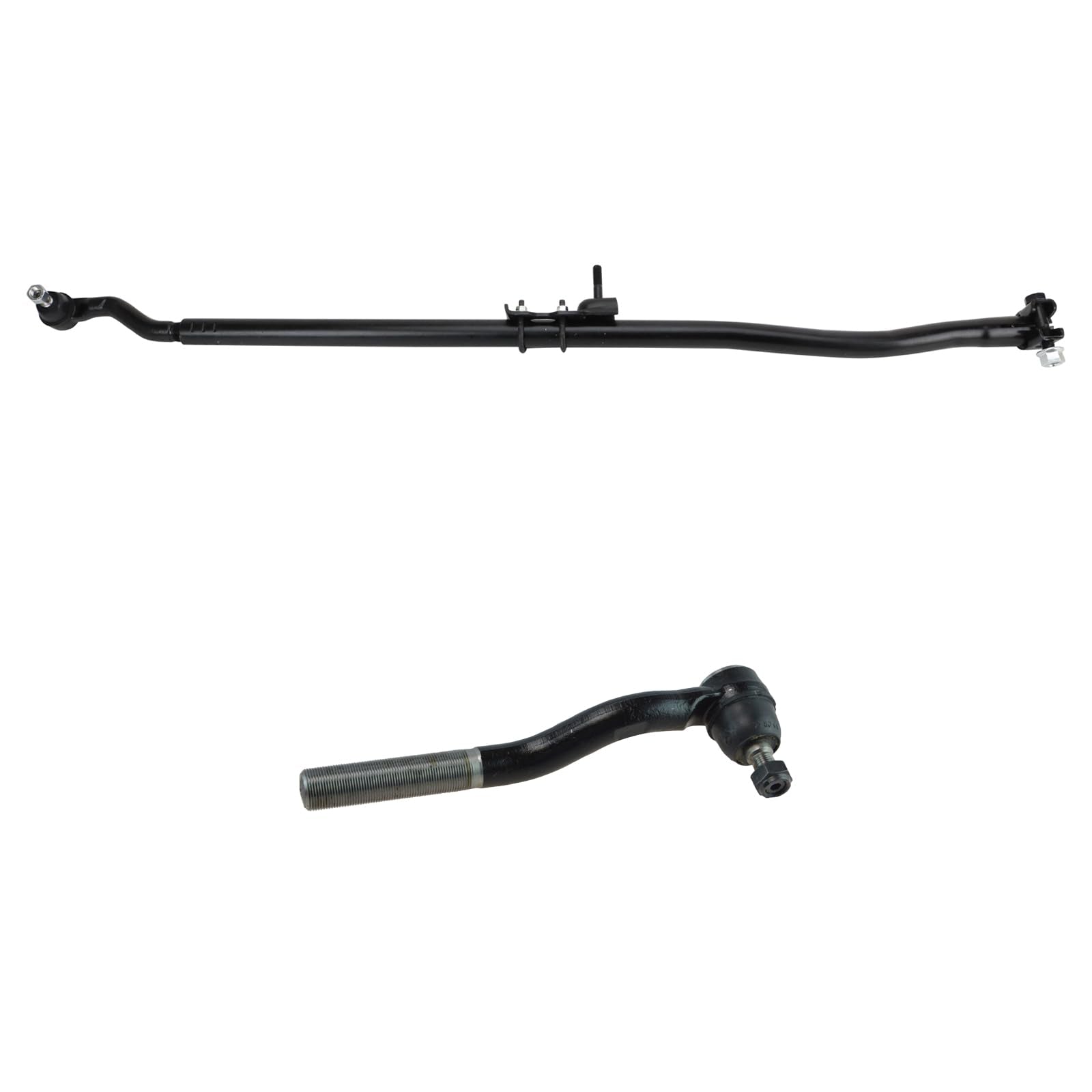 TRQ Front Tie Rod Set Compatible with 2007-2017 Jeep Wrangler 2018 Wrangler JK