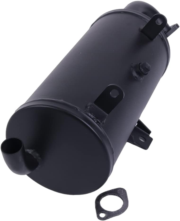 Chamixx Exhaust Assembly Muffler 18091-0235/0487 with Gasket 11061-0132 for Kawasaki Mule 600 2X4 610 4X4 SX