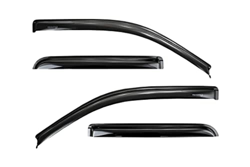 Trailfx Rain Guard Tape On Window Vent Visors Acrylic With A Smoke Tint 4 Piece Compatible With F150 Suprcab 15-18 - 4974H