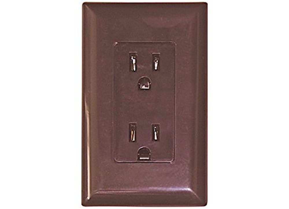 VALTERRA Diamond Group DG15BRVP WDR15BR Brown 15 Amp Decor Speed Box Receptacle