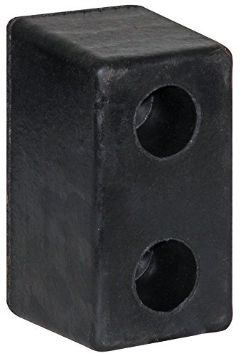 Buyers Products B6000L Molded Rubber Bumper 3 X 5 X 6 Inch, Set Of Two Bumpers For Truck And Trailer Protection, Durable Dock Bu