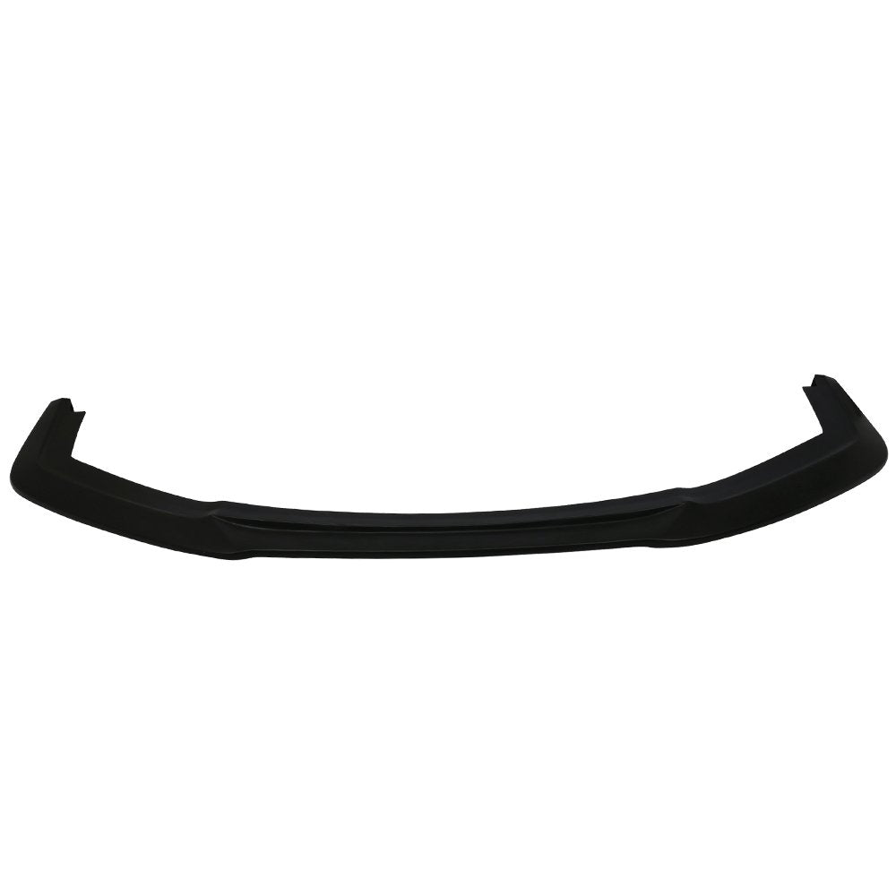 IKON MOTORSPORTS, Front Bumper Lip Compatible with 2017-2021 Honda Civic Hatchback Sport Trim, GT Style Unpainted PU Front Lip U