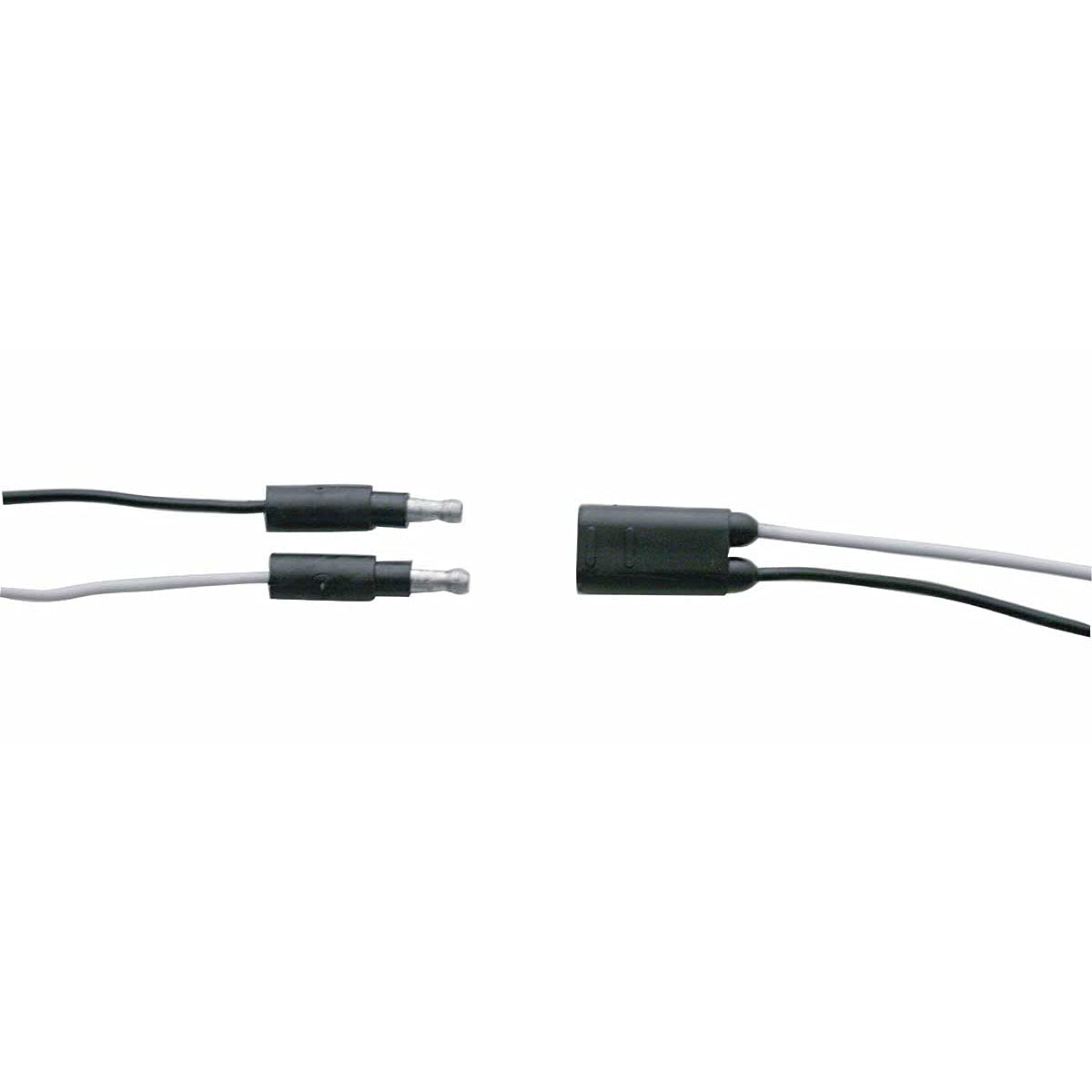 United Pacific 34193 Double Female Bullet Plugs, 150 Count, 2-Prong, 16G Wire Harness Roll - 126' W/10'' Lead Between Plugs - 12