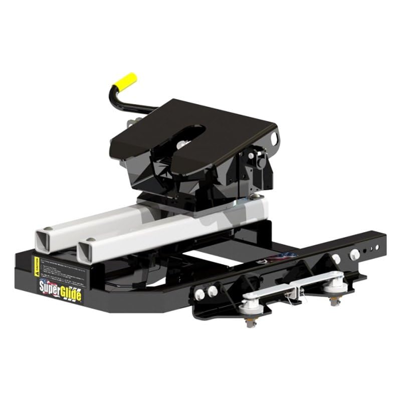 PullRite 2714 16K SuperGlide 5th Wheel Hitch for Ford 6.5 ft. Beds - Alloy Steel, Automatically Sliding
