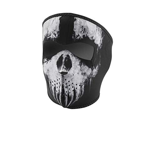 Zanheadgear Full Mask Neoprene Skull Ghost