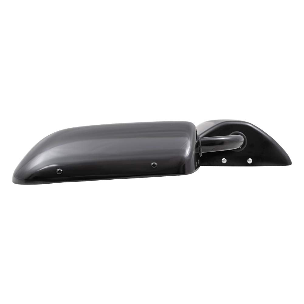 Brock Steel Black Low Mount Manual Mirror Set for 73-91 GM Truck - Driver & Passenger Side