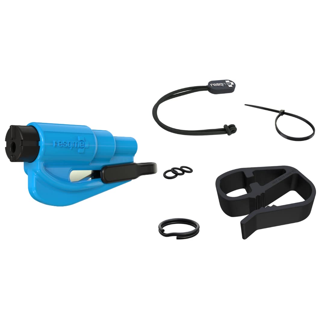 Resqme Accessory Pack The Original Emergency Keychain Car Escape Tool, 2-in-1 Seatbelt Cutter and Window Breaker, Made in USA Wi