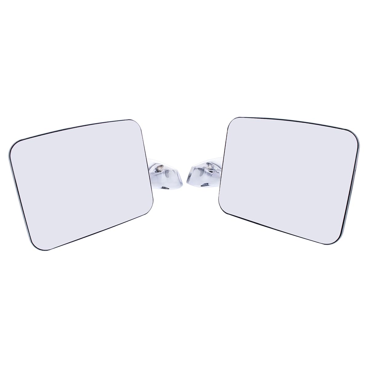 United Pacific 110749 Stainless Steel Exterior Mirror Set w/LED Turn Signal for 1970-72 Chevy/GMC Trucks, Hidden LED Turn Signal