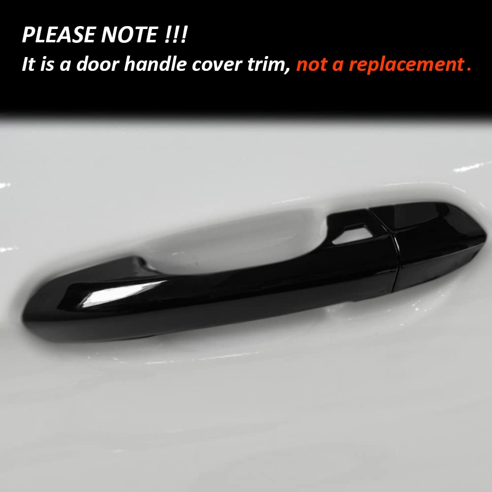 DEYTOP Door Handle Cover Compatible with Ford Fusion 2013-2019 & Edge 2015-2020 2021 2022 Accessories Exterior Door Handle Cover