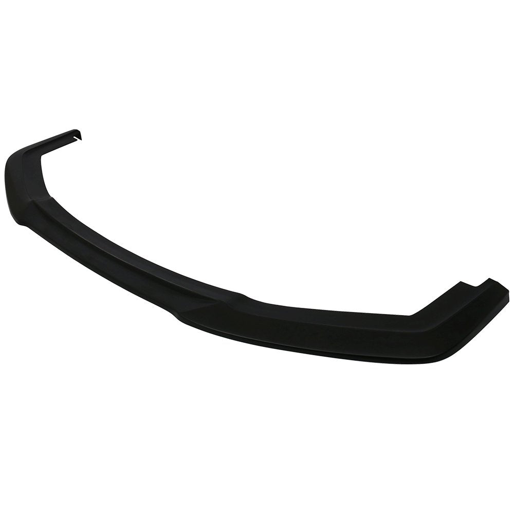 IKON MOTORSPORTS, Front Bumper Lip Compatible with 2017-2021 Honda Civic Hatchback Sport Trim, GT Style Unpainted PU Front Lip U