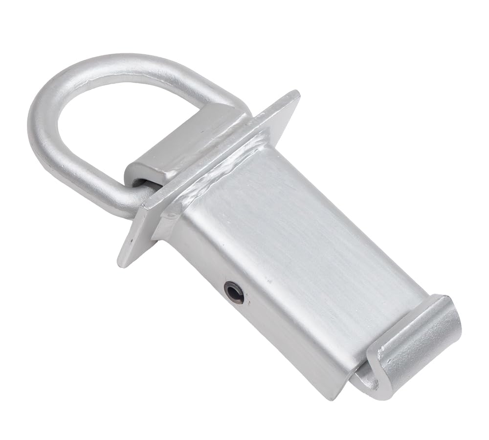 Mytee Products Heavy Duty Adjustable Trailer Stake Pocket W/Outward Protruding Design - 5/8 Inch Forged D Ring Load Limit 5400 L
