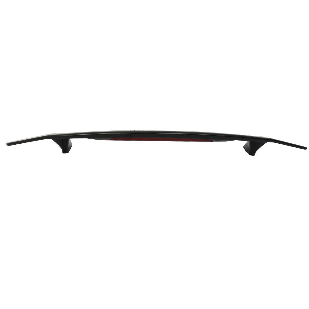 Trunk Spoiler Compatible with Universal Cars, IKON Style Glossy Black ABS Spoiler Wing BodyKit with 3rd Brake Light by IKON MOTO