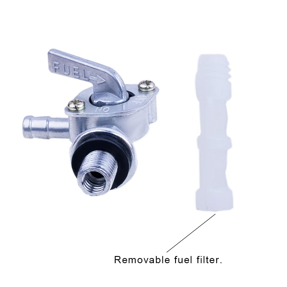 Zlksker Fuel Shut Off Valve Switch M10X1.25, Generator/Gas Engine Fuel Tank Part
