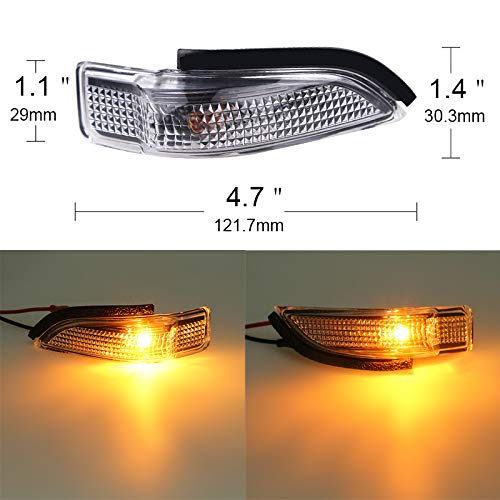Maso Turn Signal Light Left Rear View Mirror Turning Signal Flashing Light For Camry Corolla Prius 81740-52050 81730-52100