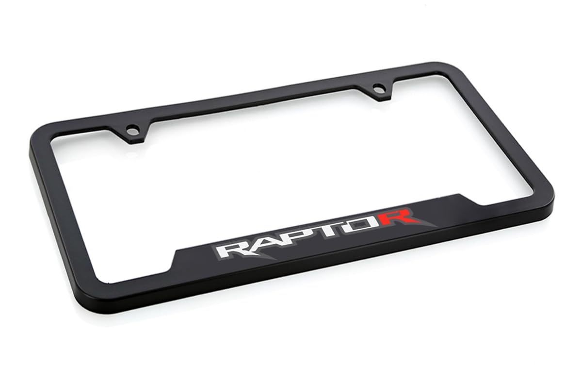 Ford Raptor UV Printed Plastic License Plate Frame
