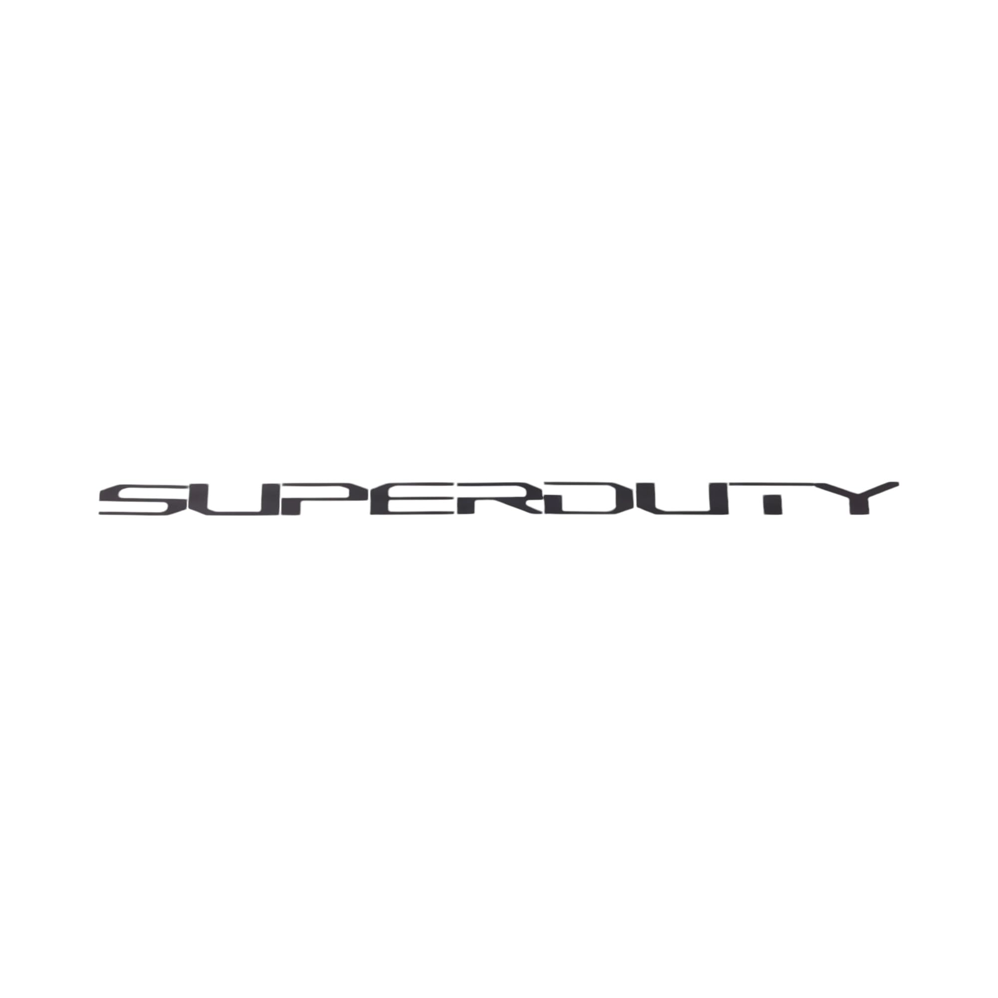 Eurosport Daytona- Compatible with 2023- Current, Super Duty Tailgate Lettering Kit Black (Gray)