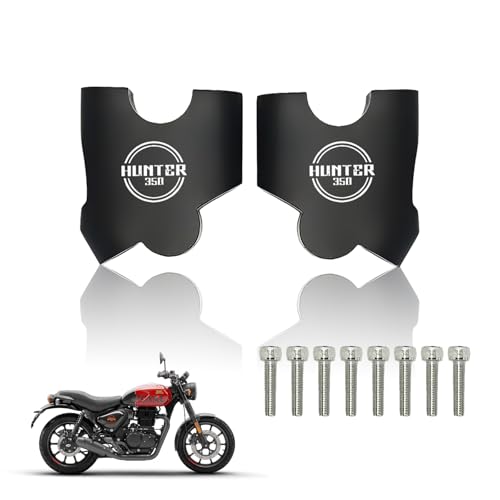 Moto Genius Adjustable Handle Riser Hunter |Enhances Comfort And Control | Height Riser Clamp Compatible With Re Hunter (Angular