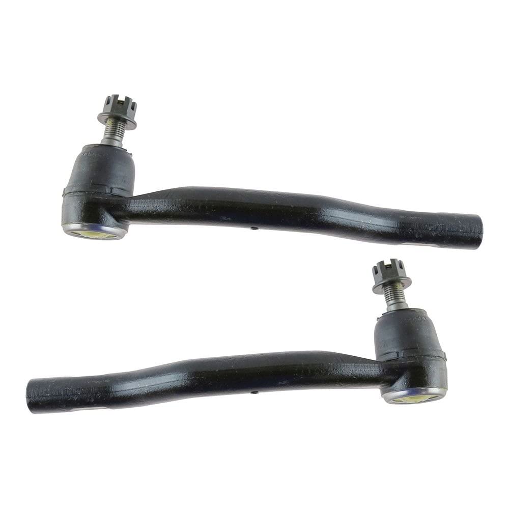 TRQ Front Outer Tie Rod Set Compatible with 2009-2013 Mazda 6