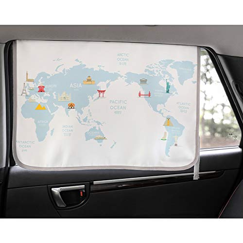 Magnetic Car Sun Shade Curtain For Side Window Baby Kids Children Sunshade Protector Protects From Sun Glare Heat Blocks Uv Rays