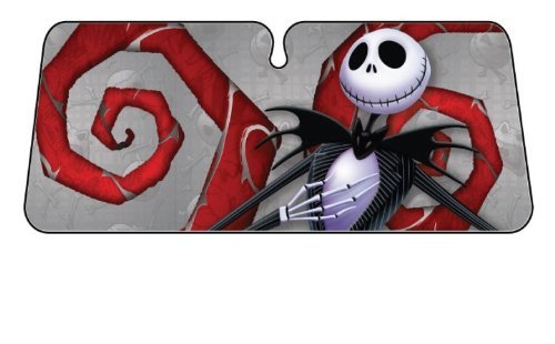 Yupbizauto 10 Pieces Bundle Nightmare Before Christmas Jack Skellington Bone Design Car Truck Suv Seat Covers Rubber Front And R