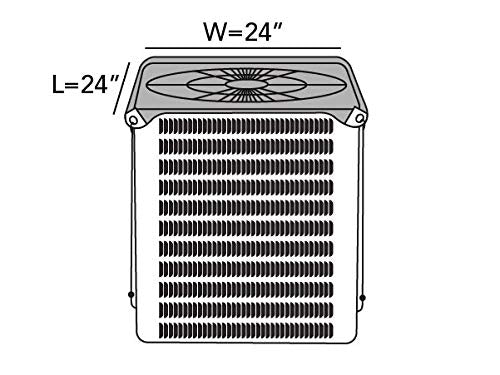 Covermates Armor Top Air Conditioner Cover - Light Weight Material, Weather Resistant, Armor Plates, Ac & Equipment-Khaki