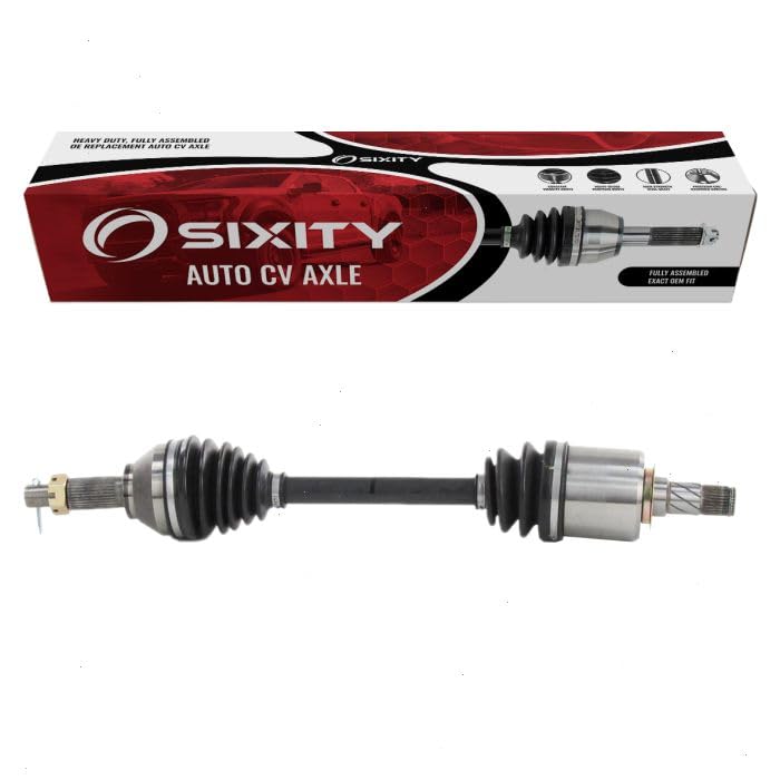 Sixity Auto Front Left CV Axle compatible with Nissan Murano 2008-2014 - Driver Side Complete Axle Shaft Assembly