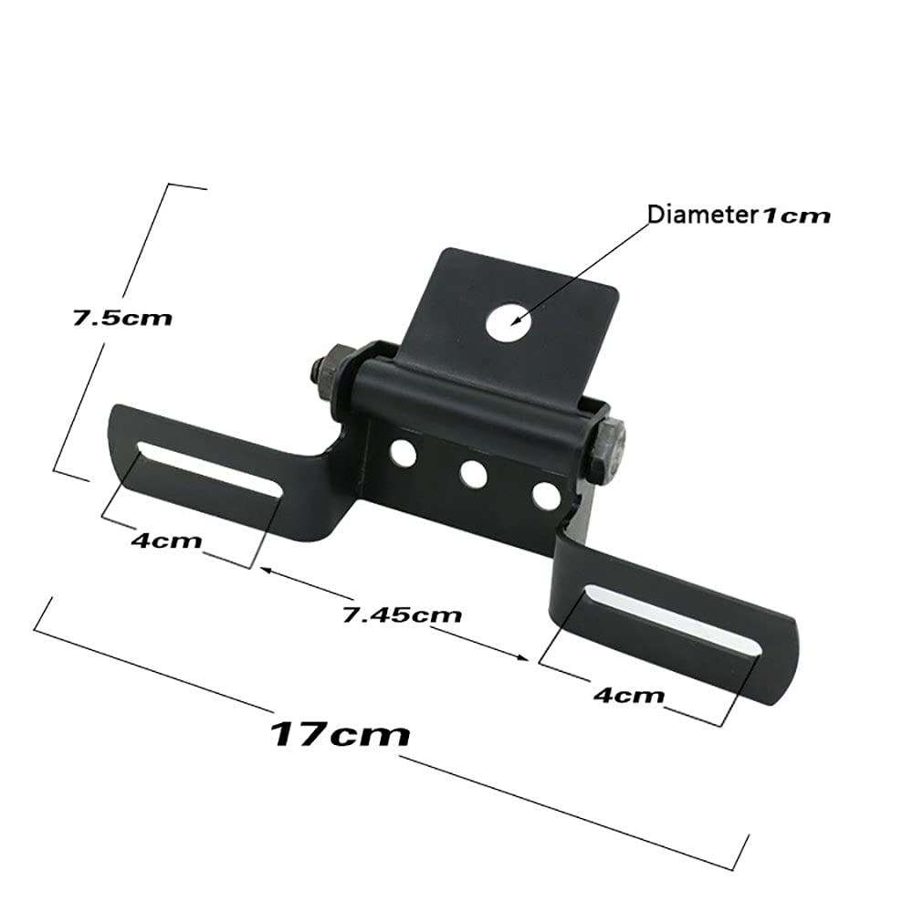 Motorcycle License Plate Bracket Fender Eliminator Adjustable, Universal Motorcycle License Plate Holder, Folding License Plate