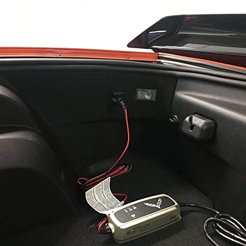 ACS Composite Battery Charger Tender for Chevrolet C6 C7 C8 Corvette - Grey