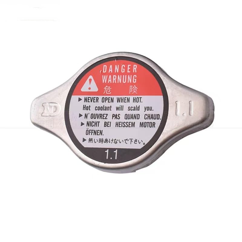 TIANMIMISM Honda Radiator Cap - Model 19045-PAA-A01, Compatible with 1994-2006 Accord, Civic, CRV, Odyssey, Pilot - Silver/Red