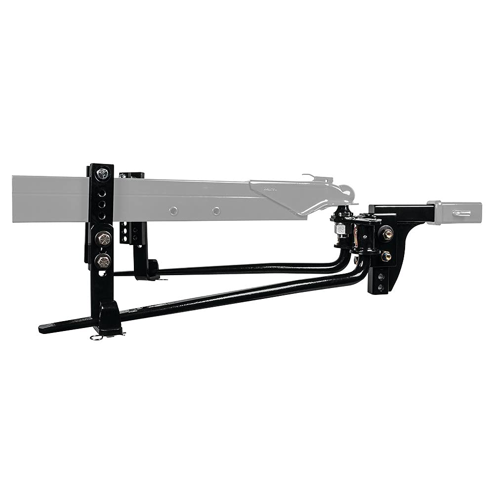 Reese 49912 Pro Round Bar Weight Distribution Hitch With Sway Control, 8,000 Lbs. Capacity, Fits Up To 7 Inch Trailer Frames, 8.5 Inch Drop Shank Included