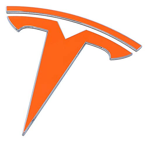 Custom Cut Graphics Tesla Model Y Decal Wrap Set - 4-pc Gloss Orange Vinyl