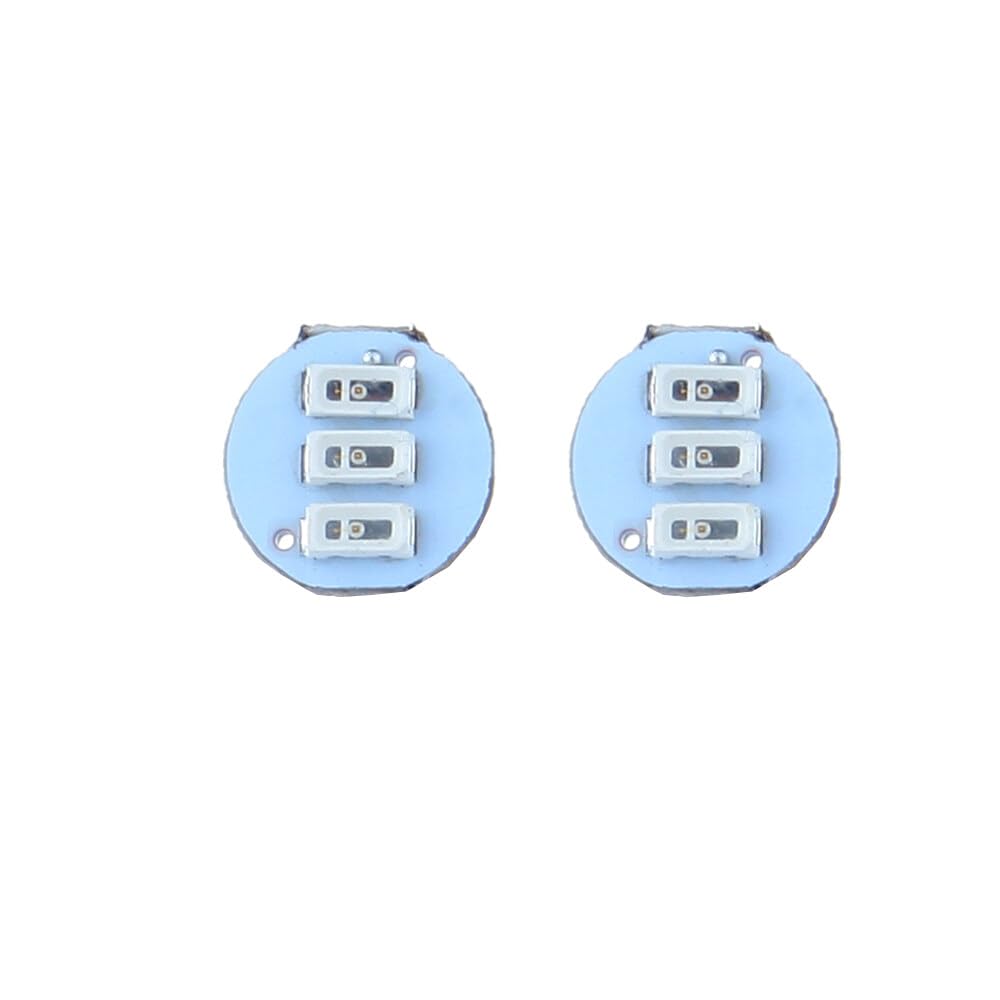 Cciyu 10 Pack White 4.7Mm-12V Car Mini Bulbs Lamps Indicator Cluster Speedometer Backlight Lighting Replacement Fit For Gm Gmc